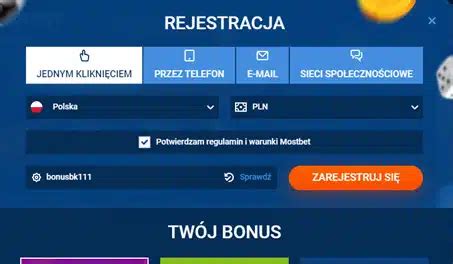 Kod promocyjny Mostbet.